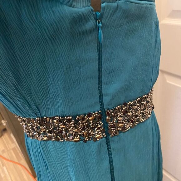 Carlos Miele designer evening 100% silk gown, size 44(US12) - Picture 10 of 16